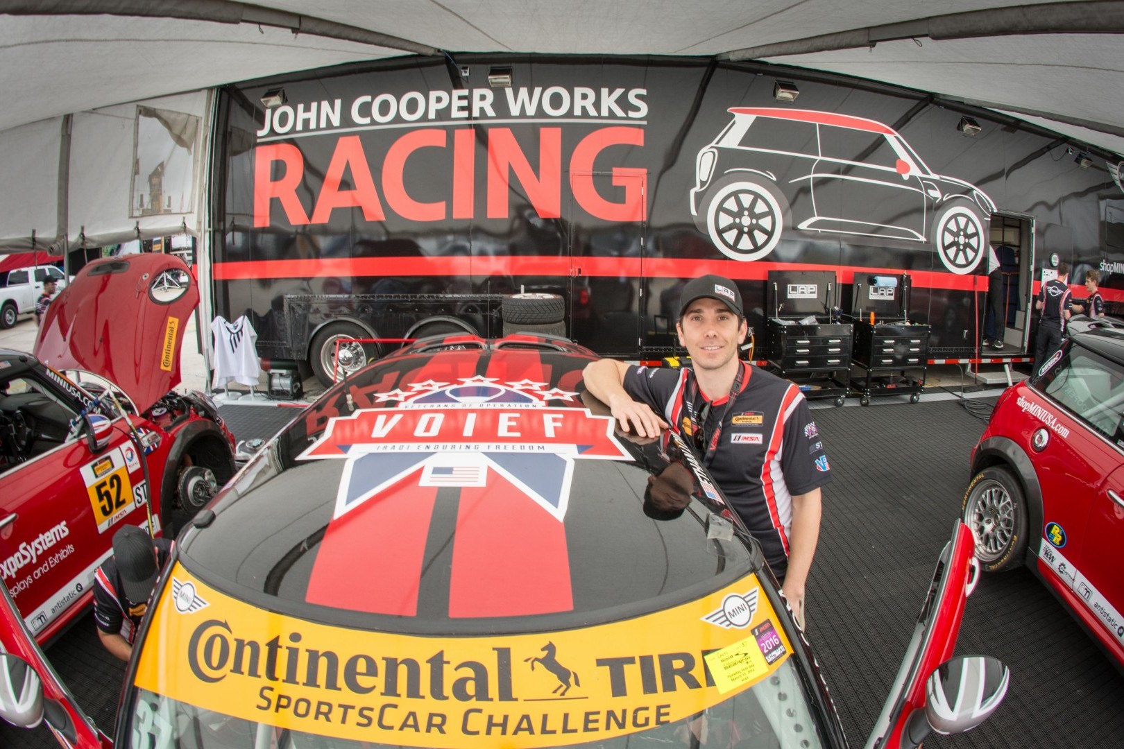 MINI JCW Team Celebrates One-Year Anniversary and New Partnership with VOIEF