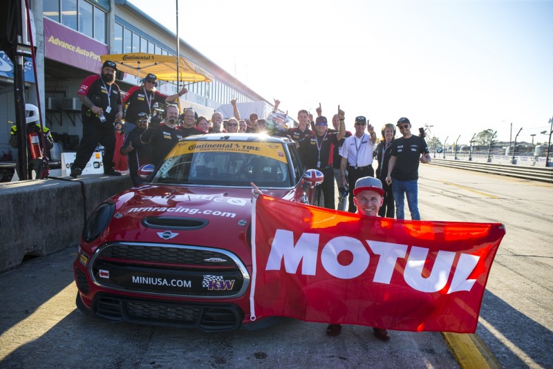 Nate Norenberg takes Pole Position for MINI JCW Team at Sebring for the Alan Jay Automotive Network 120