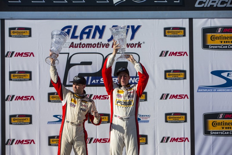 MINI JCW Team 1 - 2 finish at Sebring for the Alan Jay Automotive Network 120